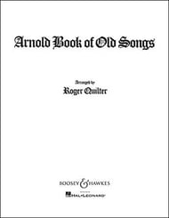 cover Arnold Book of Old Songs Vocal Solo & Collections sheet music cover